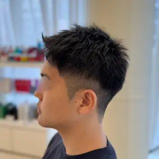 メンズ 曲がる縮毛/カルマパ ーマ/池袋/横村大全のヘアスタイル