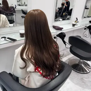 ロング カラー 透け上品ハイトーン 職人ゆうと🤍のヘアスタイル