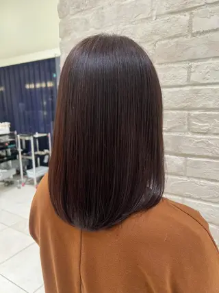 ミディアム 原田 紗莉奈のヘアスタイル