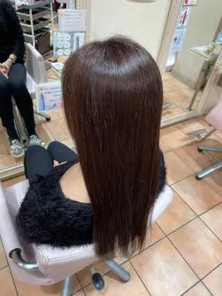 ロング カラー めぞんどぼーて少路所属・めぞんどぼーて REINAのヘアスタイル