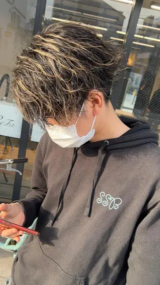 ショート カラー ✂︎メンズ特化✂︎ KAYAのヘアスタイル