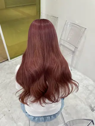 ロング カラー 中韓レイヤー/ ブラウン🤎はやとのヘアスタイル