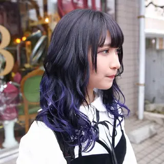 ミディアム カラー 艶髪✨ハイトーン ✨ホワイト✨北宗一郎のヘアスタイル