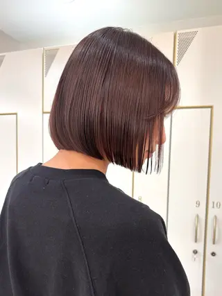 ミディアム 🎀暖色カラー／ボブ 🎀MOMONAのヘアスタイル