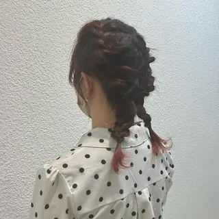 ミディアム ヘアアレンジ 🎀 Saera 🎀のヘアスタイル