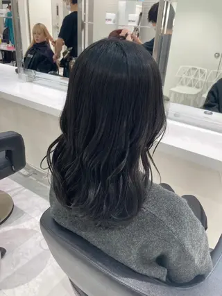 セミロング 横浜/顔まわり/ レイヤー🩶大和のヘアスタイル