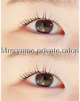 マツエク・マツパ Mresyume MAYUのマツエク・マツパデザイン