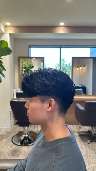 パーマ メンズ 【メンズパーマ】比嘉 啓人のヘアスタイル