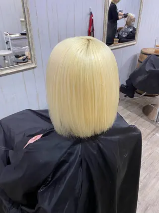 ミディアム カラー Oahu所属・リト /渋谷/ハイトーンのヘアスタイル