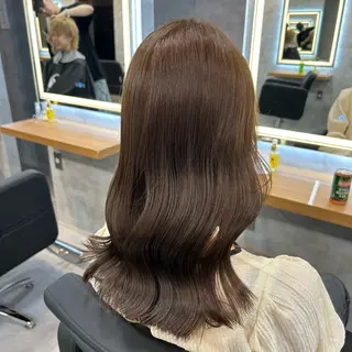 セミロング カラー ブリーチなしの達人 🌈KAITOのヘアスタイル