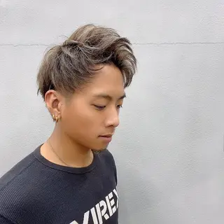 ショート メンズ N/デザインカラー 🌿ナギのヘアスタイル