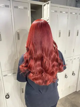 ロング カラー エフェクトブリーチ 🌟前澤啓太朗のヘアスタイル