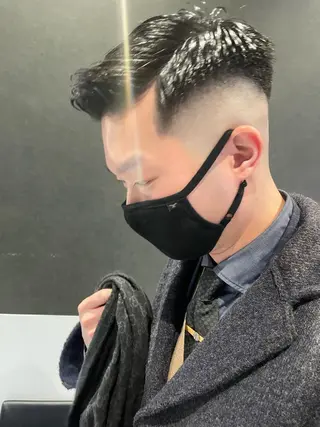 ショート メンズ メンズヘア特化 崎田 成人のヘアスタイル