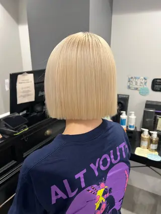 ショート カラー メンズカット/シャ ドウパーマ/KOBAのヘアスタイル