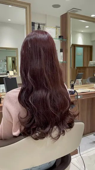 ロング カラー 髪質改善/縮毛矯正/ メンズパーマ/松井のヘアスタイル