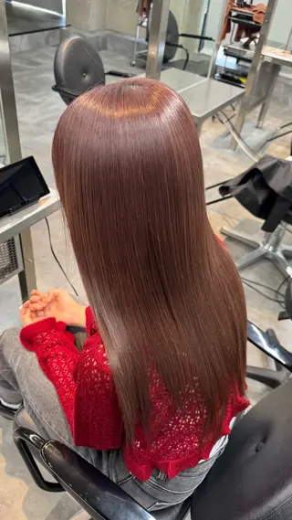 ロング カラー 吉本 愛花のヘアスタイル