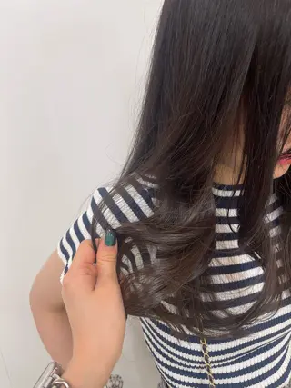 ロング ヘアーメイクWILL 西宮店所属・WILL西宮 藤原 佳奈/髪質改善/艶髪のヘアスタイル