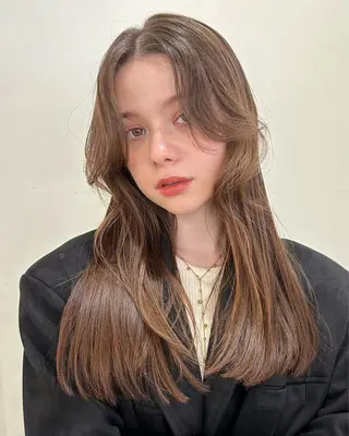 ロング 顔周り/レイヤー/ 透明感/あやか💕のヘアスタイル