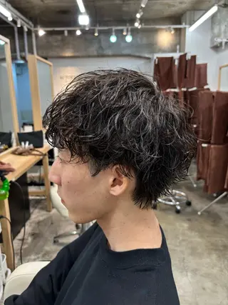 パーマ ✂渋谷メンズ特化 まさとのヘアスタイル