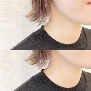 ミディアム カラー toiro by lien hair atelier所属・池田 真由美のヘアスタイル