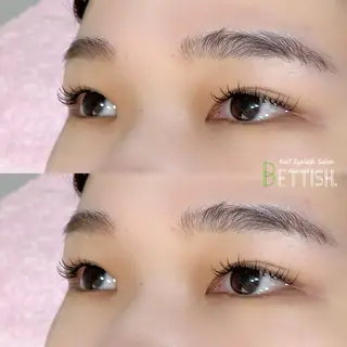 マツエク・マツパ BETTISH🩵 SERIのマツエク・マツパデザイン