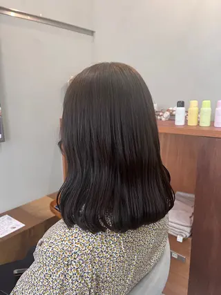 セミロング カラー 暖色カラー／ ヘアセット🌛櫻井舞のヘアスタイル