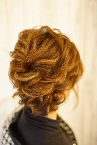 ショート カラー ヘアアレンジ hair make  Lucciのヘアスタイル