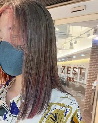 カラー カットパーマ 🌀あさみのヘアスタイル