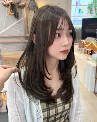 ミディアム MAEDA 西金沢美容室のヘアスタイル