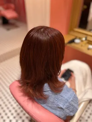 カラー はらだ かなうのヘアスタイル