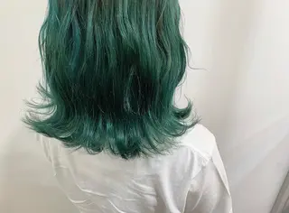 ミディアム カラー ヘアアレンジ たかいわ みきのヘアスタイル