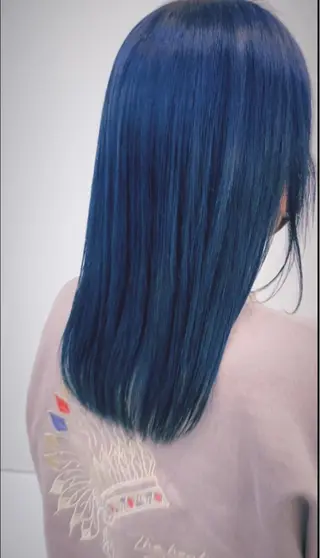 カラー BEEST所属・ate 【暖色/ハイトーン】のヘアスタイル