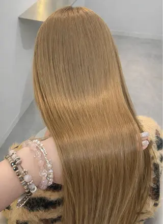 ロング 艶感ハイトーン/ 池袋/mei🩶のヘアスタイル