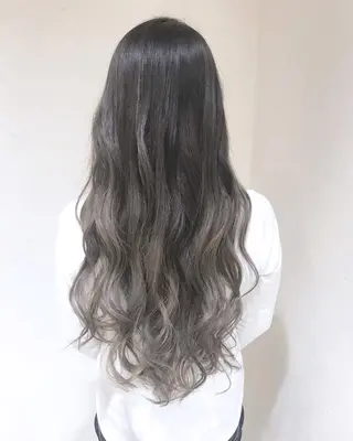 ロング カラー パーマ ヘアアレンジ filo byFeria渋谷所属・縮毛矯正/美髪 髪質改善/石田幸輔のヘアスタイル