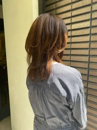 セミロング ♡ハッシュカット/ レイヤー/yucoのヘアスタイル