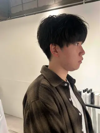 ショート メンズ fifth 原宿　【フィフス】所属・fifth/メンズ パーマ/川﨑泰就のヘアスタイル