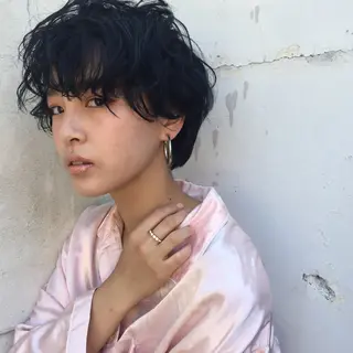 ショート カラー イメチェン美容師⭕️ 富永健太のヘアスタイル
