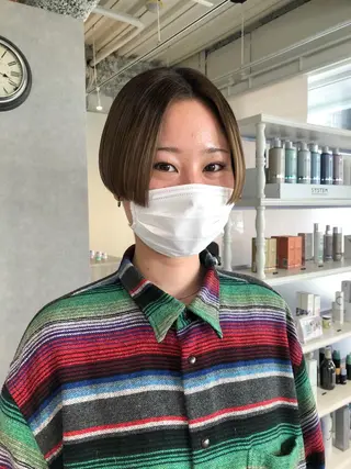 ショート ショート/パーマ/ カラー/FUKOのヘアスタイル