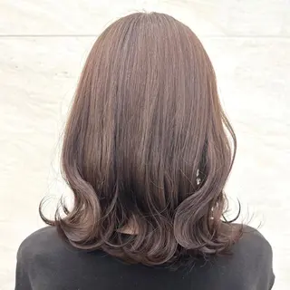セミロング カラー ヘアアレンジ モテ髪💛美髪矯正 ✨艶髪特化🫧山根のヘアスタイル