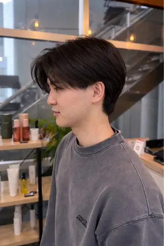 ショート メンズ 藤崎百道メンズカット Zina/森井唯央のヘアスタイル