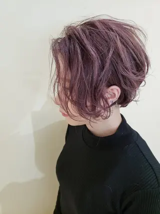 ショート カラー 尾野 恭平のヘアスタイル