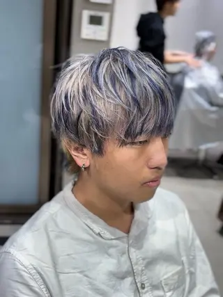 ショート カラー ルーツカラー/ デザインカラー/井川のヘアスタイル