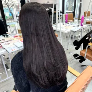 ロング カラー ヘアアレンジ ブリーチなしカラー /新百合ヶ丘/安形翔のヘアスタイル