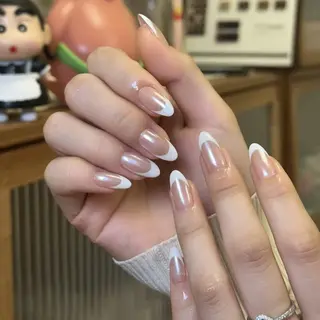 ネイル By moonネイル 🌷ワンホン/韓国風のネイルデザイン