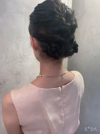 ミディアム カラー ヘアアレンジ stylist/蛯谷 珠里のヘアスタイル