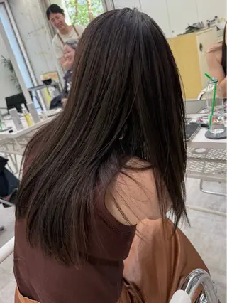 ロング カラー パーマ 國井 廉のヘアスタイル