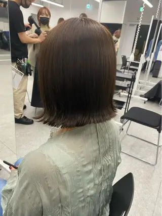 ショート カラー 💕コテ巻き風パーマ 💕KEIYA 💕のヘアスタイル