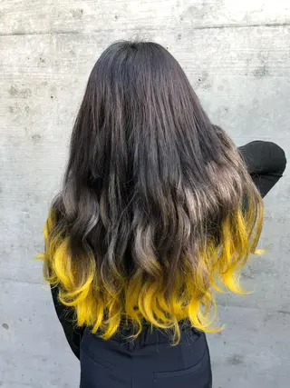 ロング カラー 韓国ヘア🤍髪質改善 🇰🇷AKANEのヘアスタイル