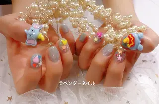 ネイル ラベンダー💖日暮里 ルル💖ネイルのネイルデザイン