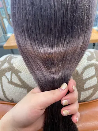 ロング カラー yuika .のヘアスタイル